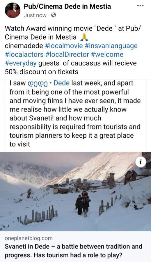 Guesthouse Caucasus Mestia Exterior photo